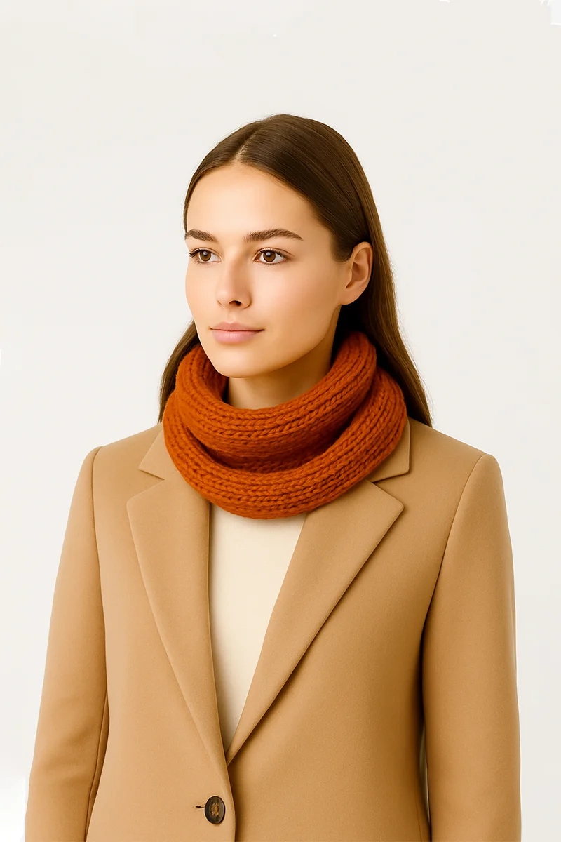 Alpaca snood AMBERWOOD | Ecotextile.EU